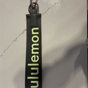 Lululemon Black Keychain